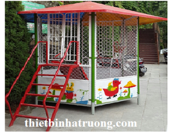 Nhà bóng ngoài trời mái tôn